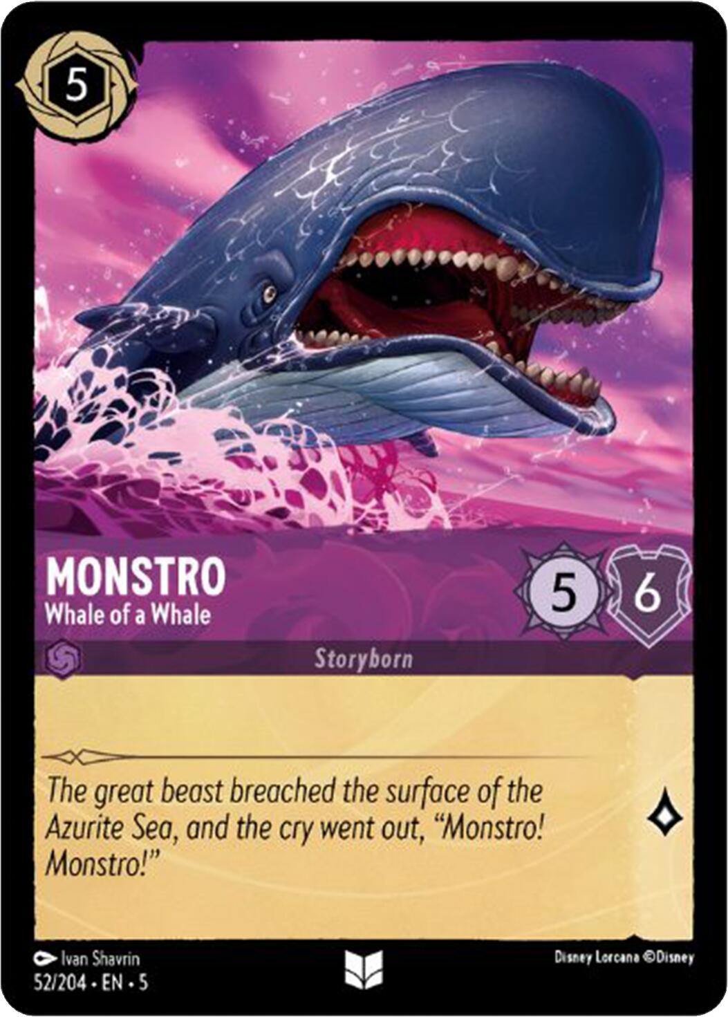 Monstro - Whale of a Whale (52/204) [Shimmering Skies] | Eastridge Sports Cards & Games