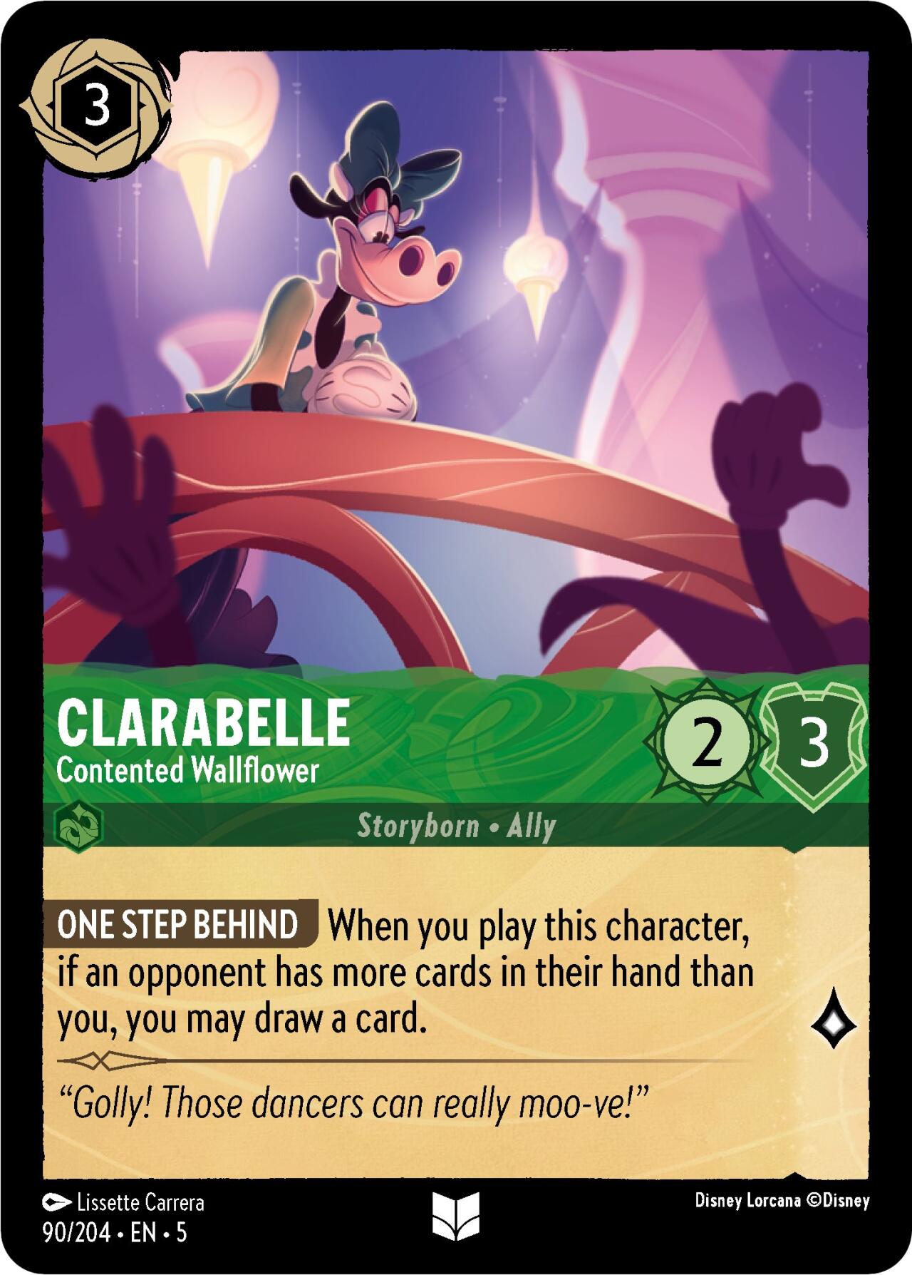 Clarabelle - Contented Wallflower (90/204) [Shimmering Skies] | Eastridge Sports Cards & Games