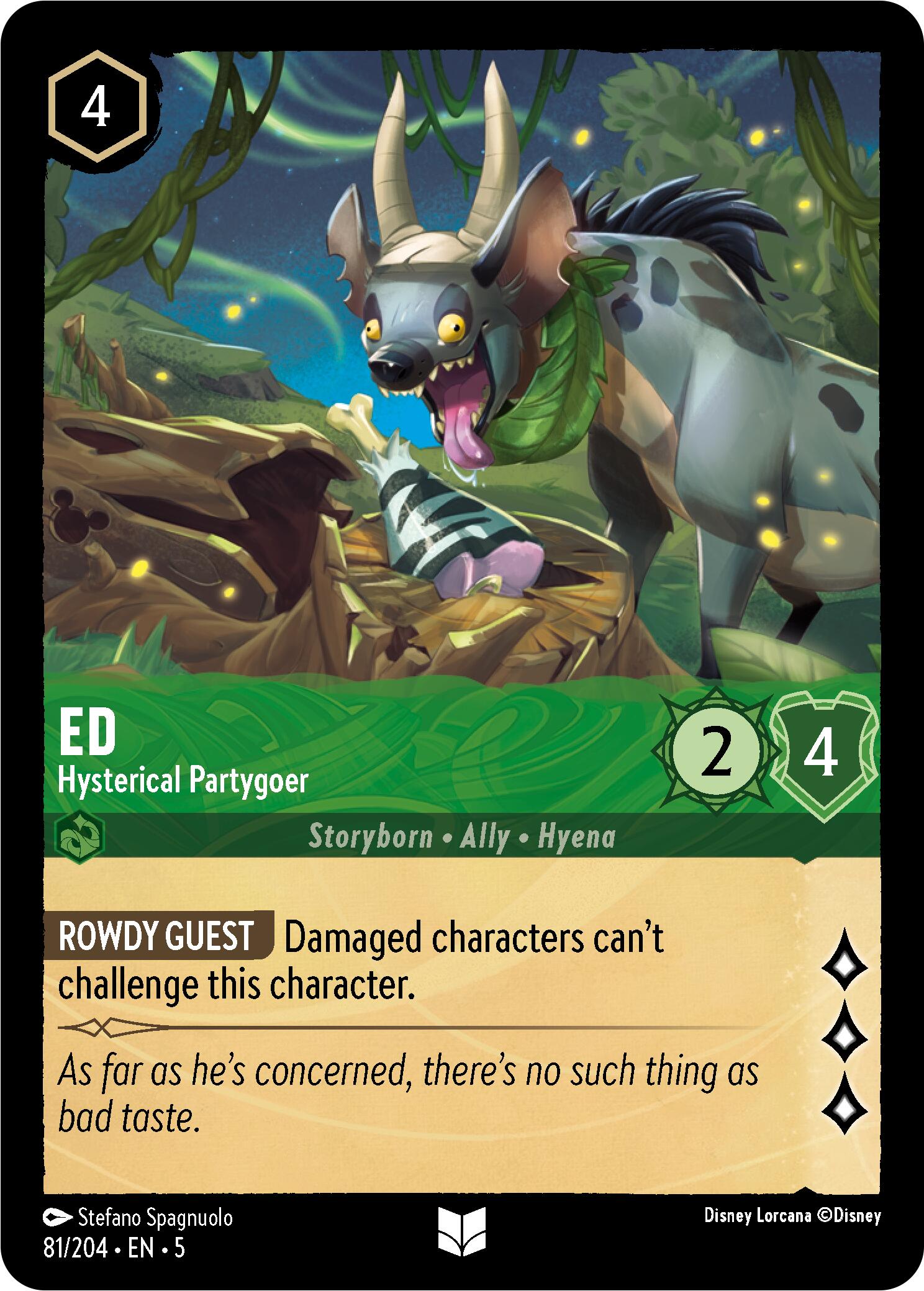 Ed - Hysterical Partygoer (81/204) [Shimmering Skies] | Eastridge Sports Cards & Games