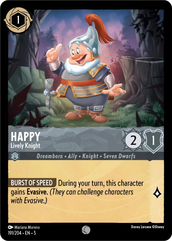 Happy - Lively Knight (191/204) [Shimmering Skies] | Eastridge Sports Cards & Games