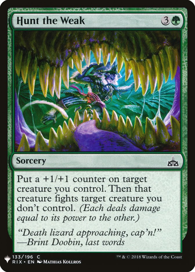 Hunt the Weak [Mystery Booster] | Eastridge Sports Cards & Games