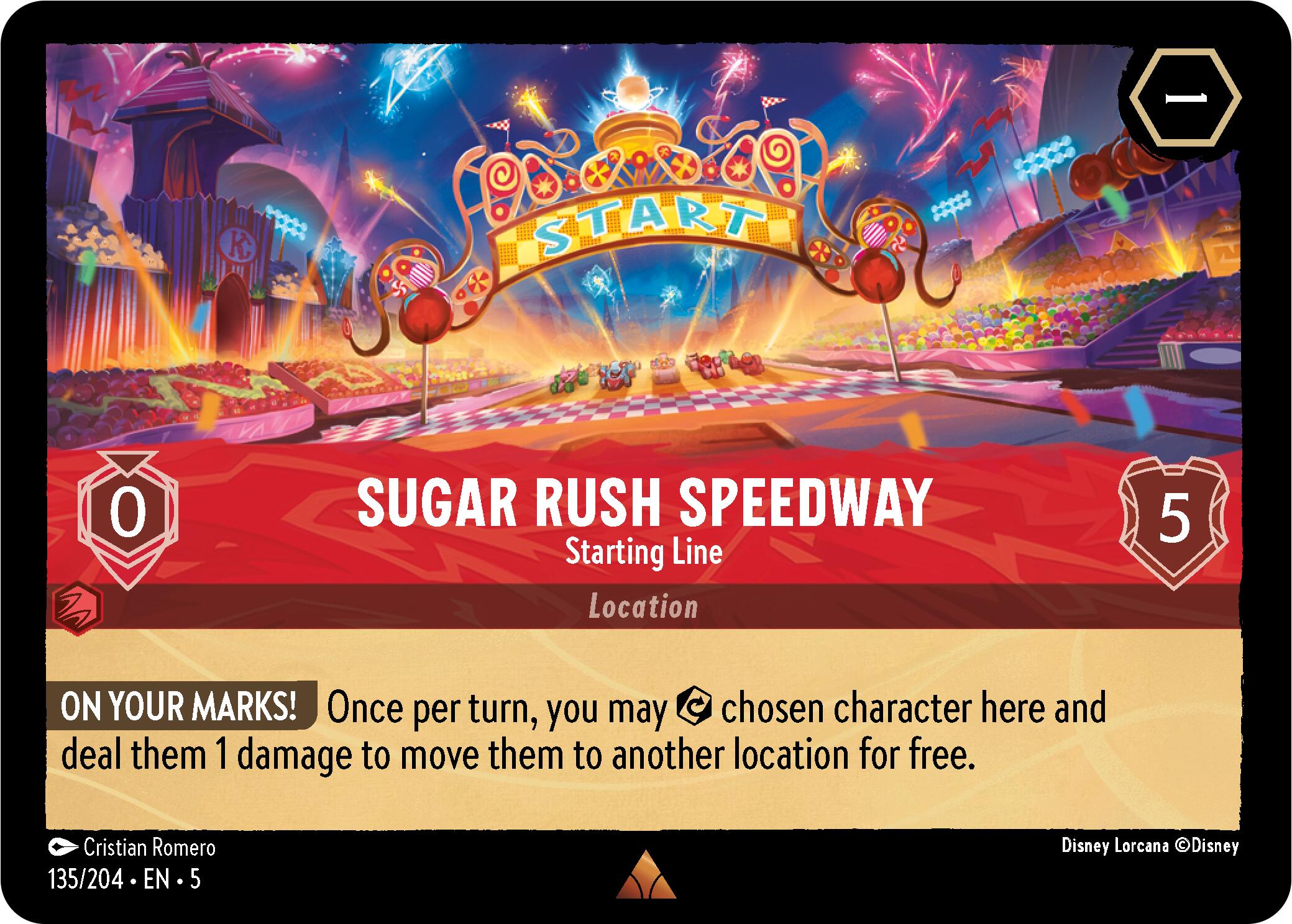 Sugar Rush Speedway - Starting Line (135/204) [Shimmering Skies] | Eastridge Sports Cards & Games