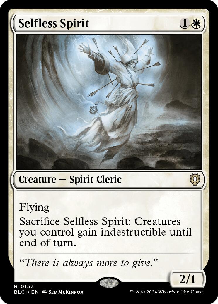 Selfless Spirit [Bloomburrow Commander] | Eastridge Sports Cards & Games