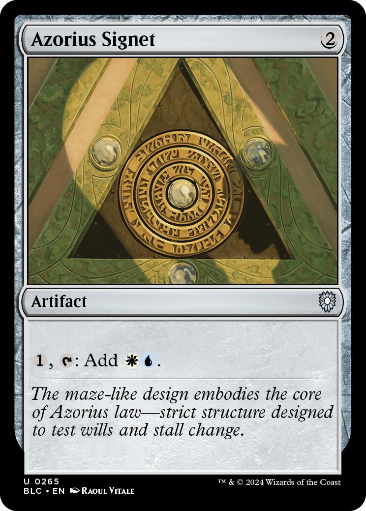 Azorius Signet [Bloomburrow Commander] | Eastridge Sports Cards & Games