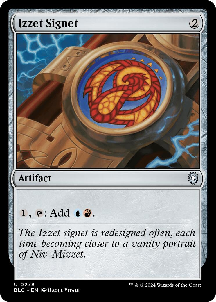Izzet Signet [Bloomburrow Commander] | Eastridge Sports Cards & Games