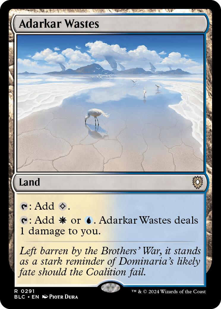 Adarkar Wastes [Bloomburrow Commander] | Eastridge Sports Cards & Games