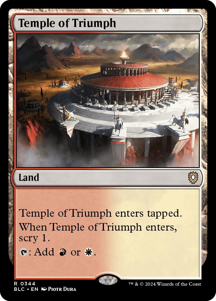 Temple of Triumph [Bloomburrow Commander] | Eastridge Sports Cards & Games