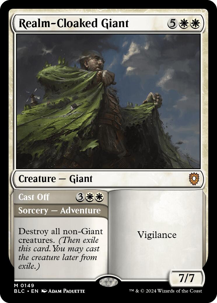 Realm-Cloaked Giant [Bloomburrow Commander] | Eastridge Sports Cards & Games