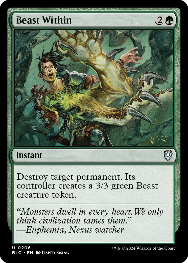 Beast Within [Bloomburrow Commander] | Eastridge Sports Cards & Games