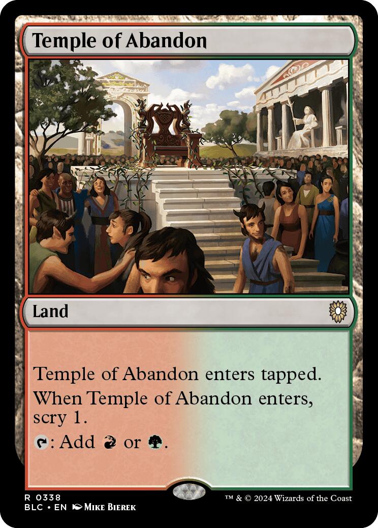 Temple of Abandon [Bloomburrow Commander] | Eastridge Sports Cards & Games