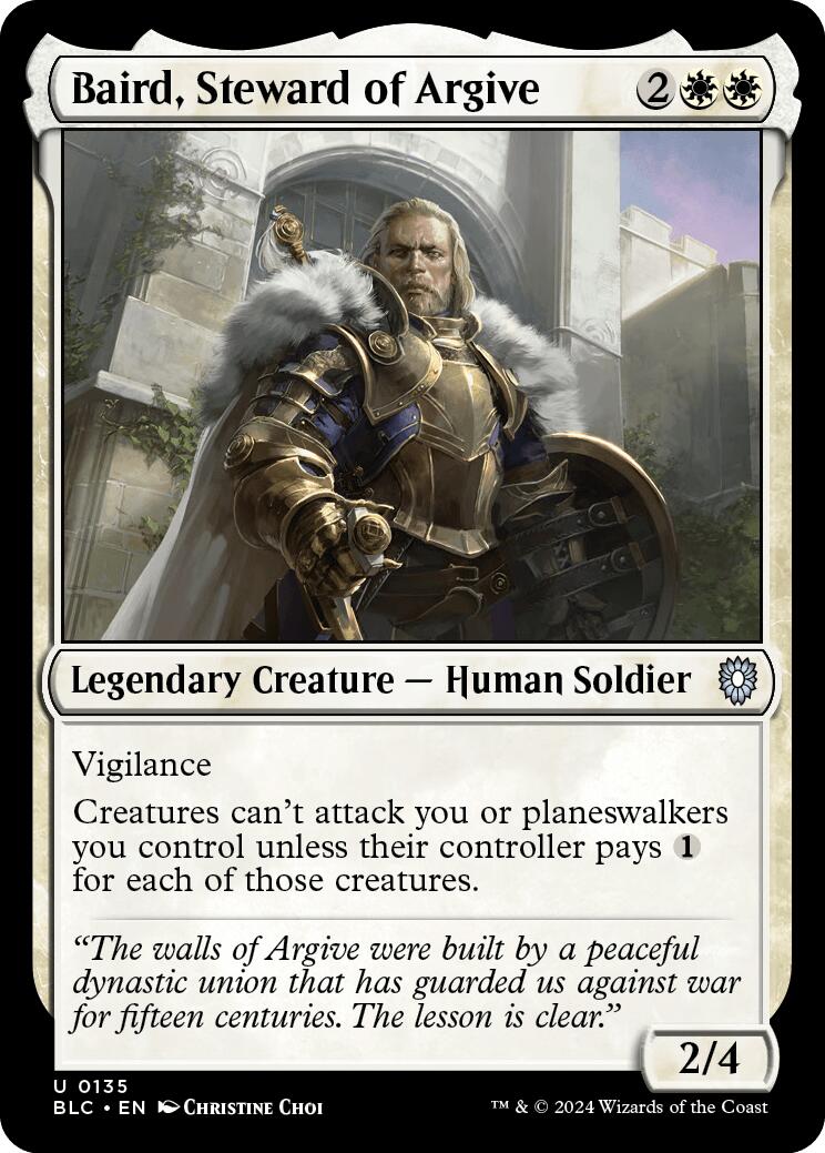 Baird, Steward of Argive [Bloomburrow Commander] | Eastridge Sports Cards & Games