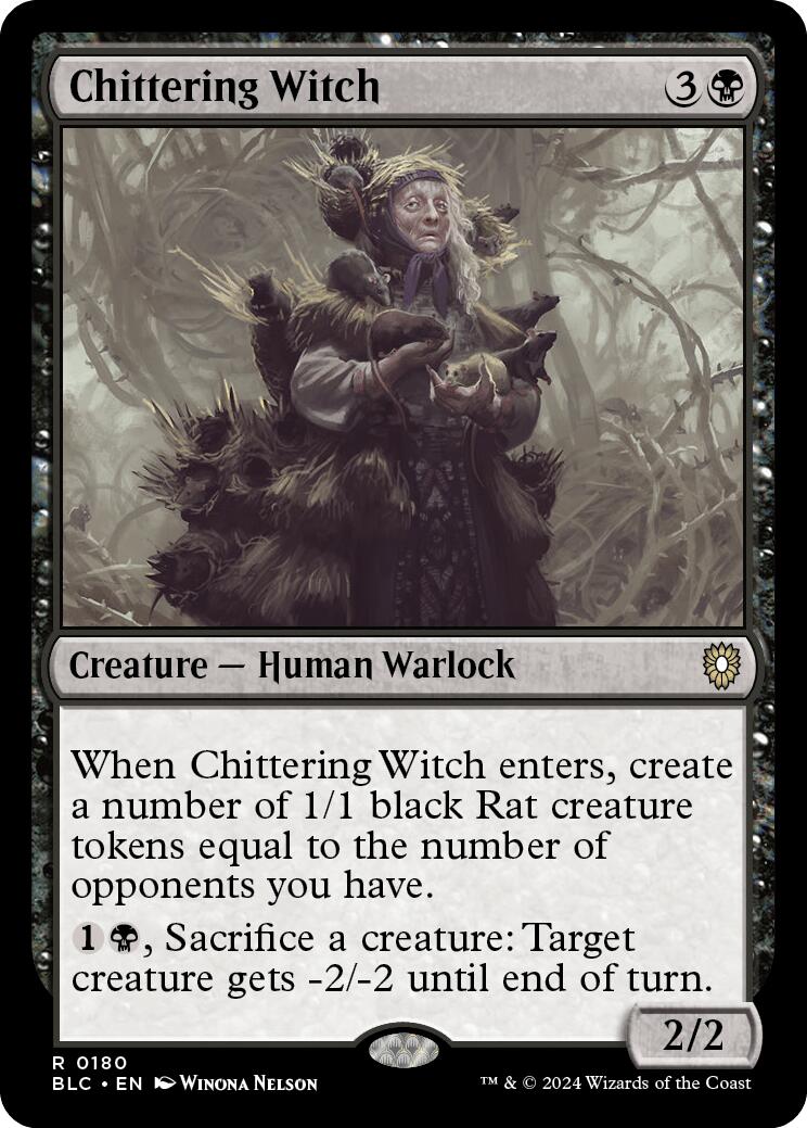 Chittering Witch [Bloomburrow Commander] | Eastridge Sports Cards & Games