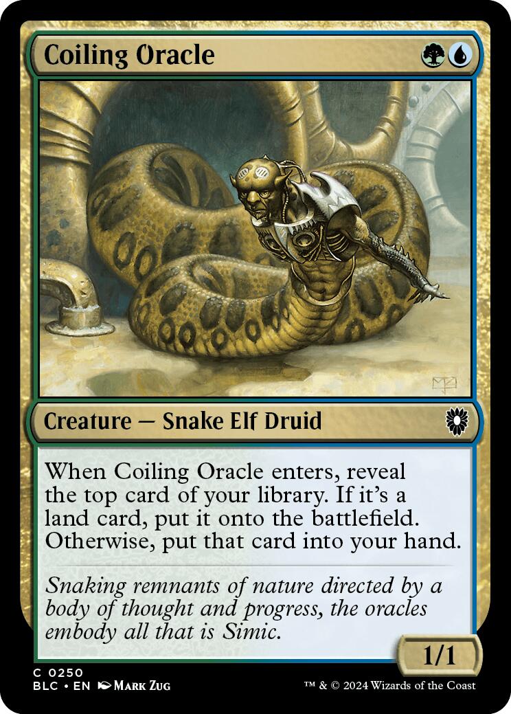 Coiling Oracle [Bloomburrow Commander] | Eastridge Sports Cards & Games