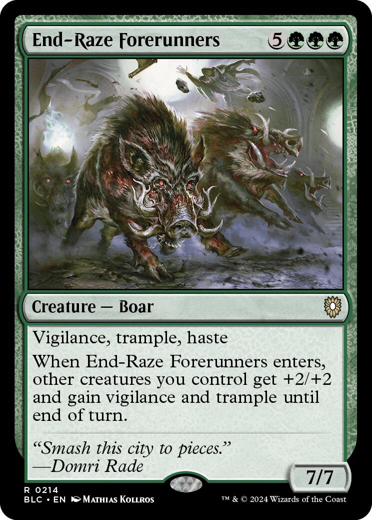 End-Raze Forerunners [Bloomburrow Commander] | Eastridge Sports Cards & Games