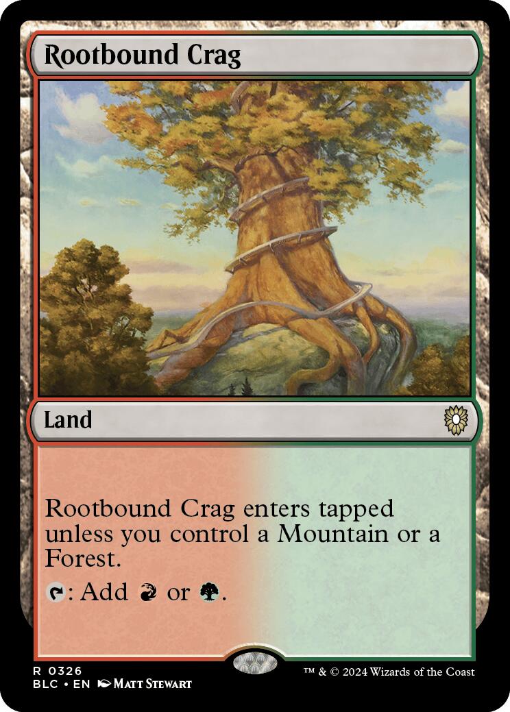 Rootbound Crag [Bloomburrow Commander] | Eastridge Sports Cards & Games