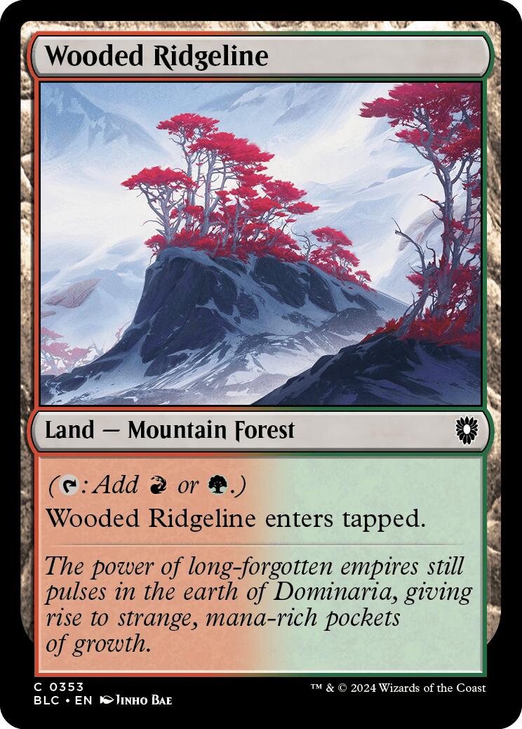 Wooded Ridgeline [Bloomburrow Commander] | Eastridge Sports Cards & Games