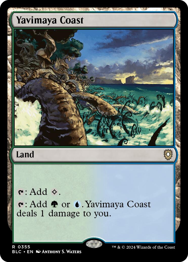 Yavimaya Coast [Bloomburrow Commander] | Eastridge Sports Cards & Games