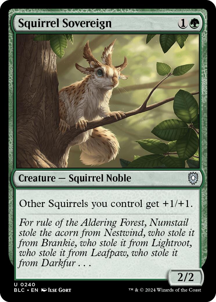 Squirrel Sovereign [Bloomburrow Commander] | Eastridge Sports Cards & Games