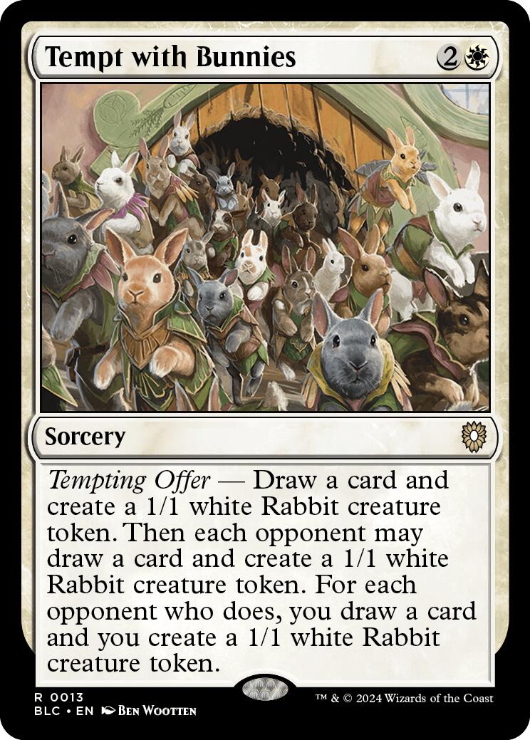 Tempt with Bunnies [Bloomburrow Commander] | Eastridge Sports Cards & Games