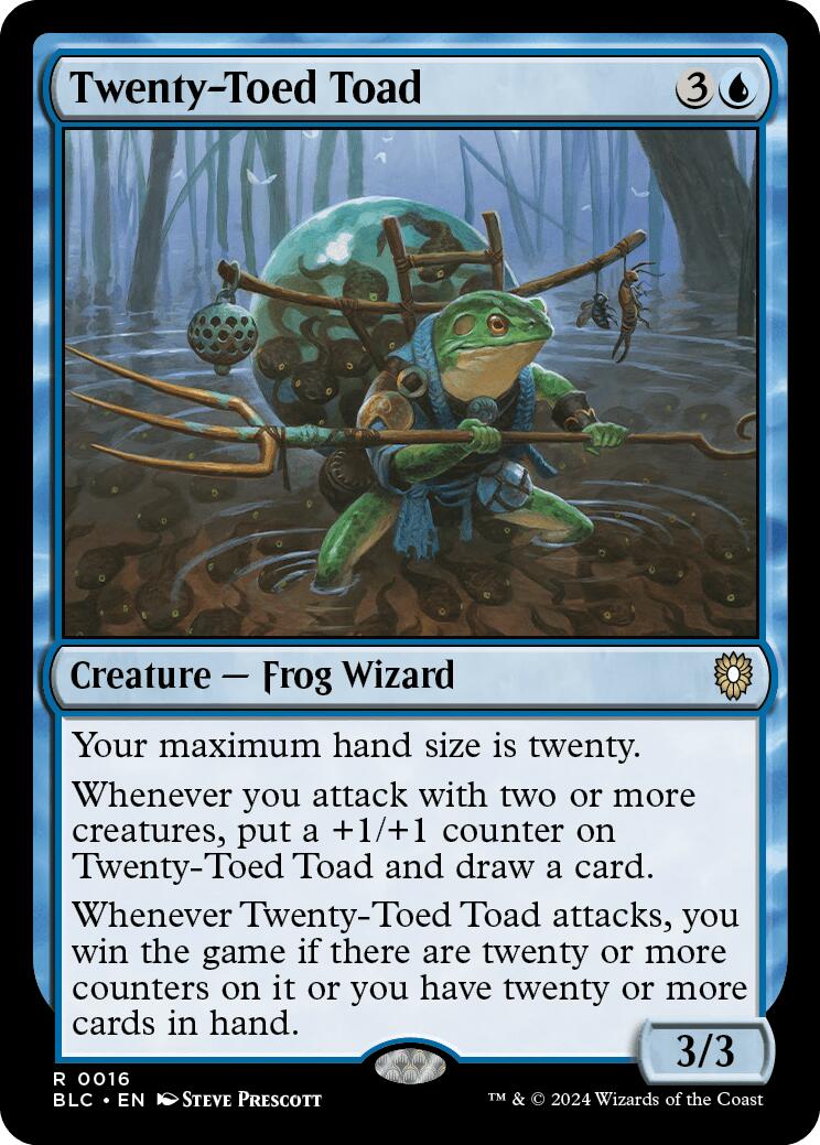 Twenty-Toed Toad [Bloomburrow Commander] | Eastridge Sports Cards & Games