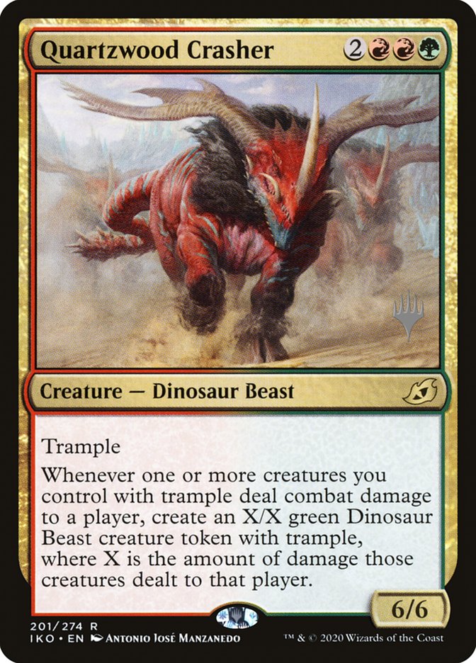 Quartzwood Crasher (Promo Pack) [Ikoria: Lair of Behemoths Promos] | Eastridge Sports Cards & Games
