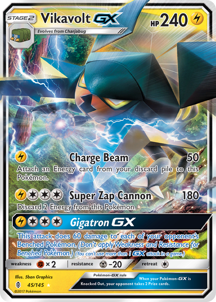 Vikavolt GX (45/145) [Sun & Moon: Guardians Rising] | Eastridge Sports Cards & Games