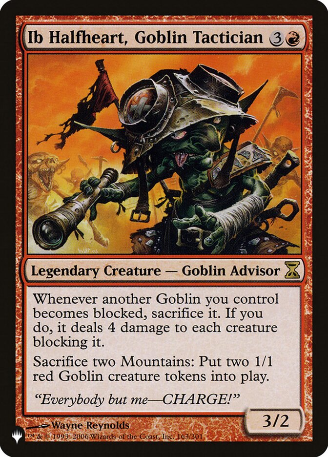 Ib Halfheart, Goblin Tactician [The List] | Eastridge Sports Cards & Games