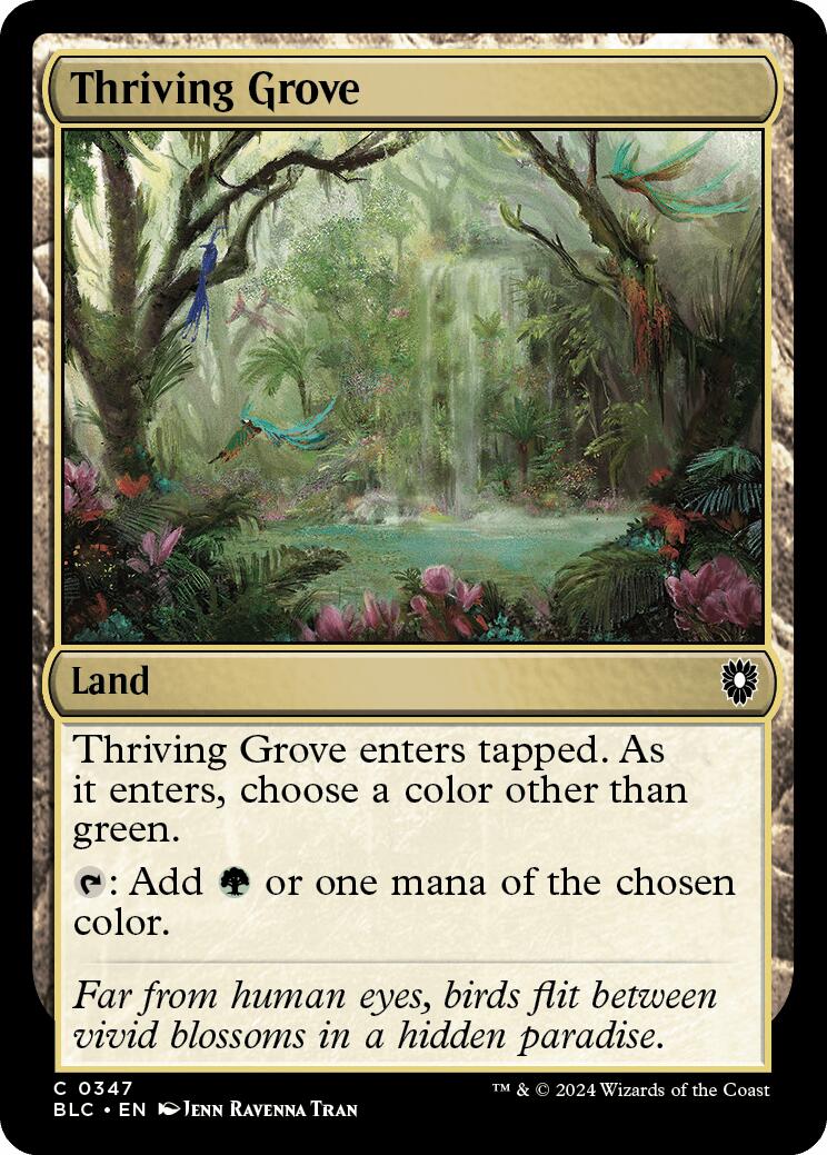 Thriving Grove [Bloomburrow Commander] | Eastridge Sports Cards & Games