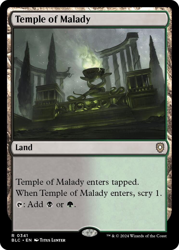 Temple of Malady [Bloomburrow Commander] | Eastridge Sports Cards & Games