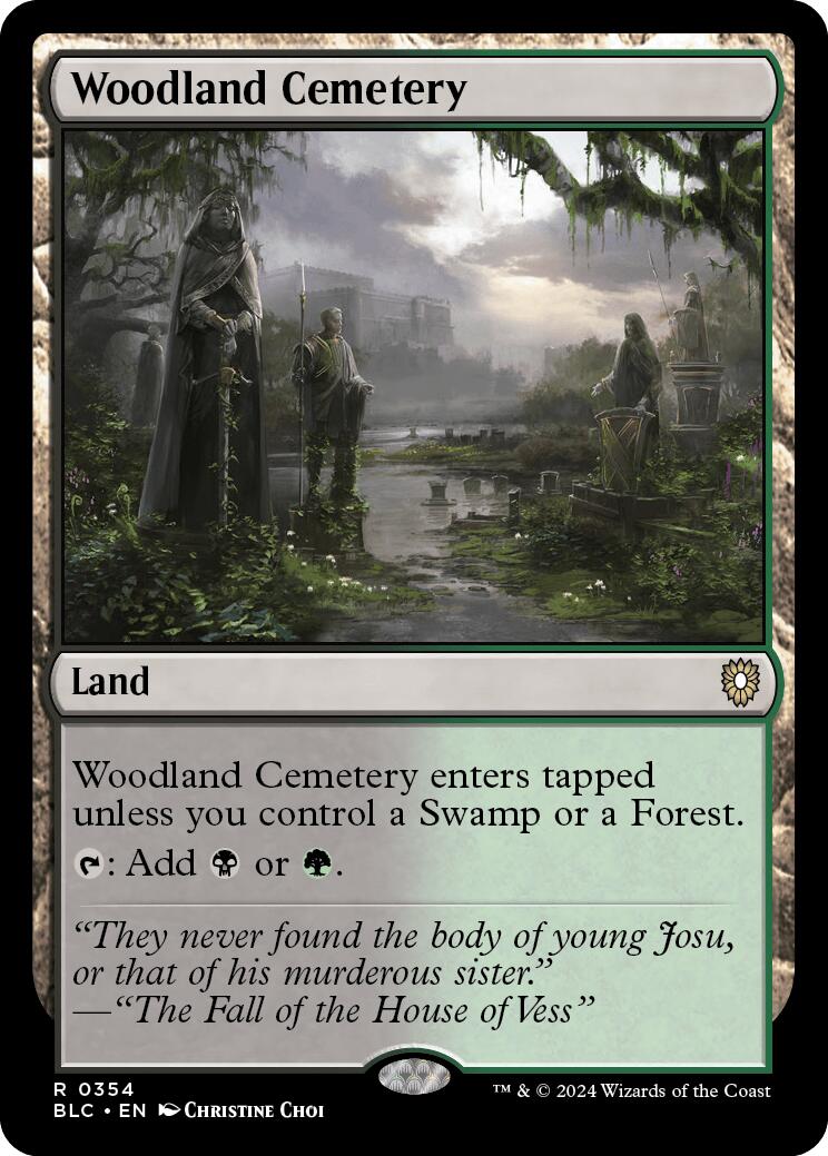 Woodland Cemetery [Bloomburrow Commander] | Eastridge Sports Cards & Games