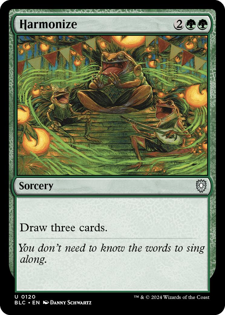 Harmonize [Bloomburrow Commander] | Eastridge Sports Cards & Games