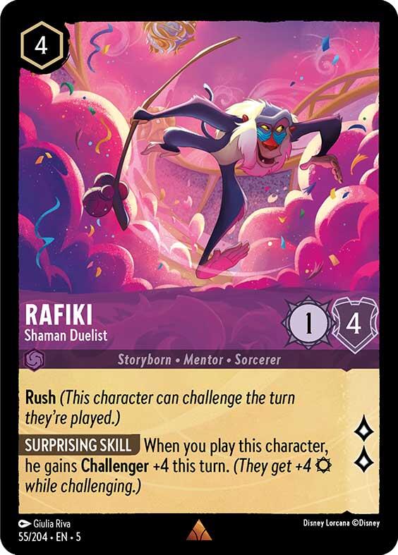 Rafiki - Shaman Duelist (55/204) [Shimmering Skies] | Eastridge Sports Cards & Games