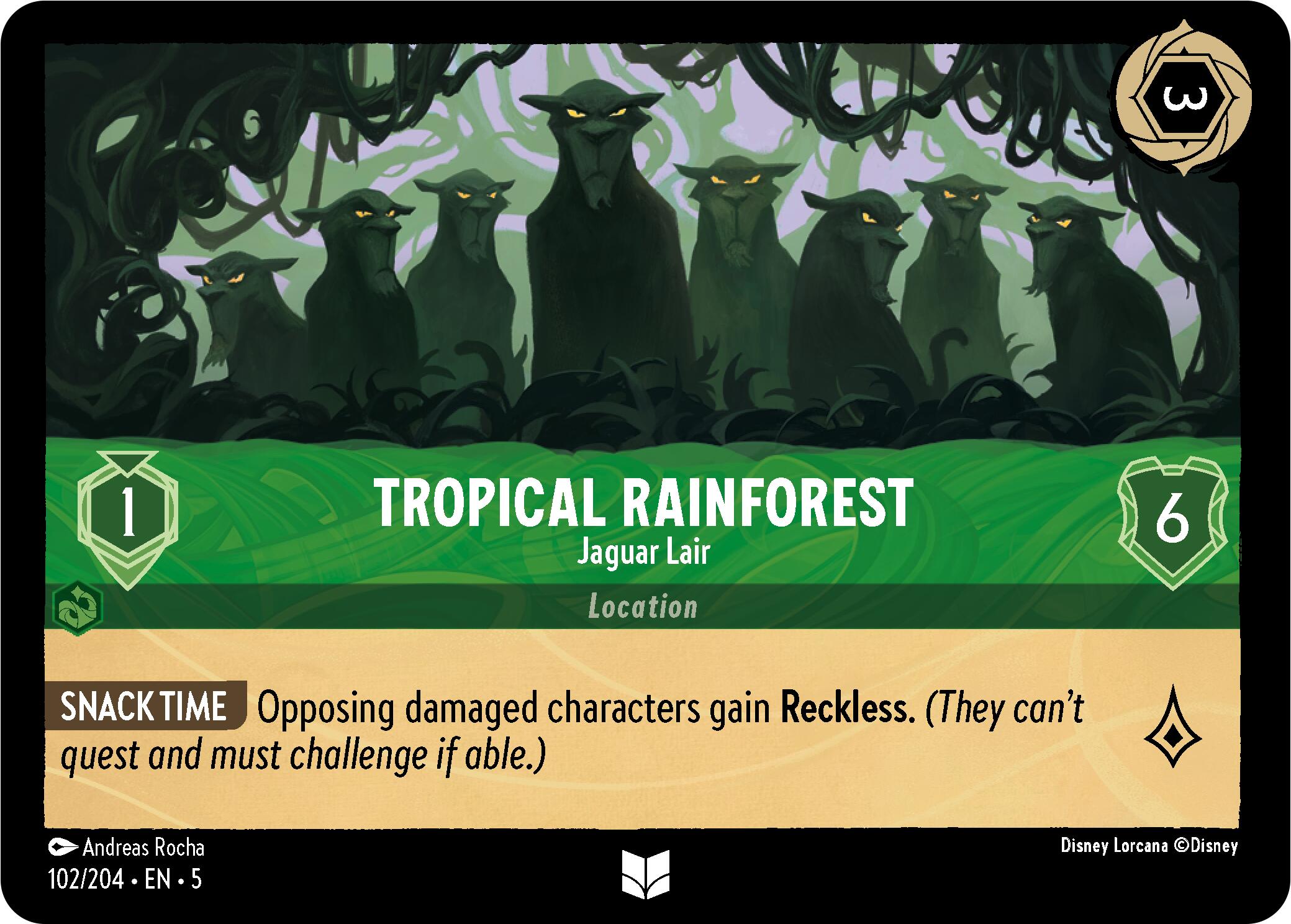 Tropical Rainforest - Jaguar Lair (102/204) [Shimmering Skies] | Eastridge Sports Cards & Games