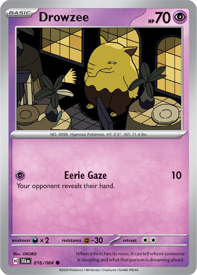 Drowzee (016/064) [Scarlet & Violet: Shrouded Fable] | Eastridge Sports Cards & Games