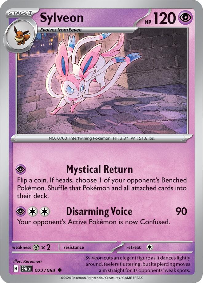 Sylveon (022/064) [Scarlet & Violet: Shrouded Fable] | Eastridge Sports Cards & Games