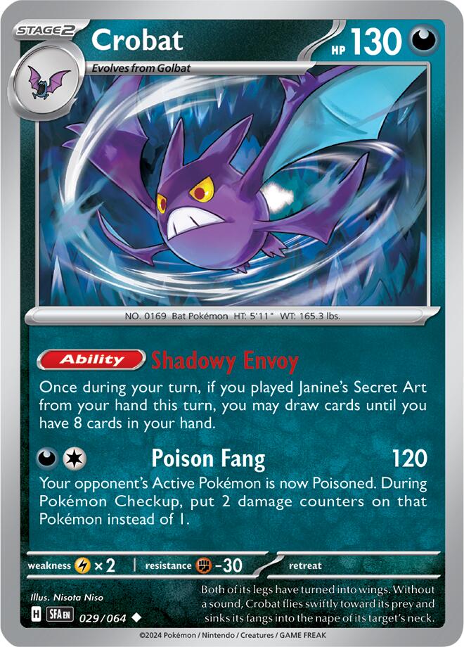 Crobat (029/064) [Scarlet & Violet: Shrouded Fable] | Eastridge Sports Cards & Games