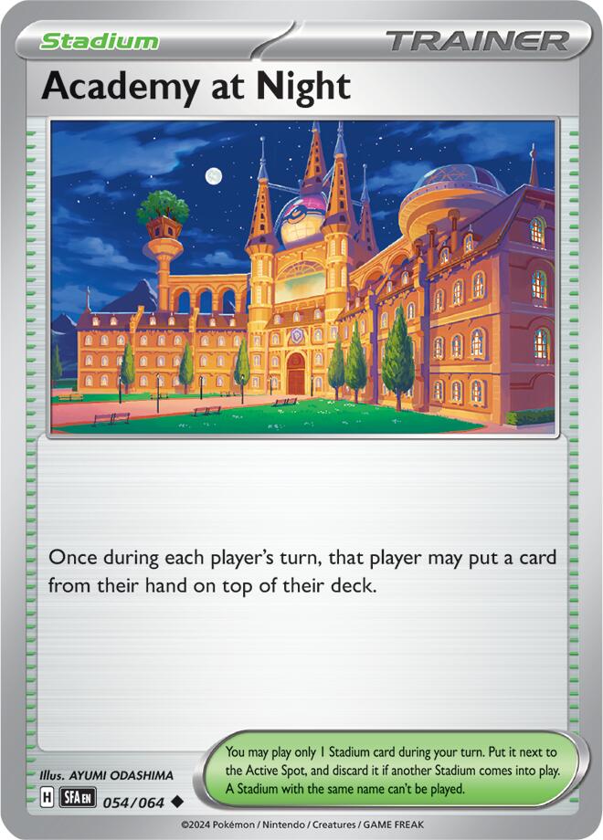 Academy at Night (054/064) [Scarlet & Violet: Shrouded Fable] | Eastridge Sports Cards & Games