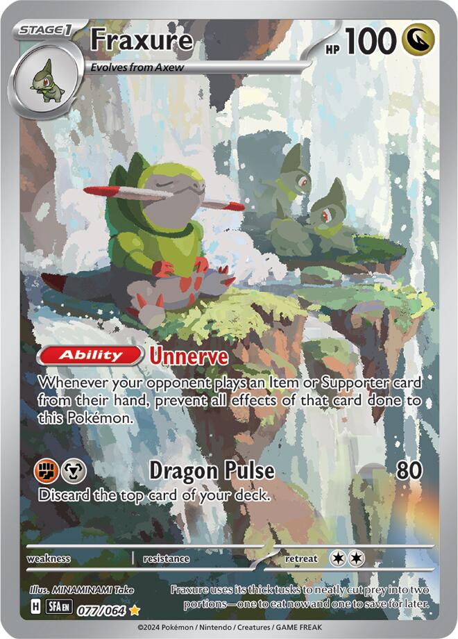 Fraxure (077/064) [Scarlet & Violet: Shrouded Fable] | Eastridge Sports Cards & Games