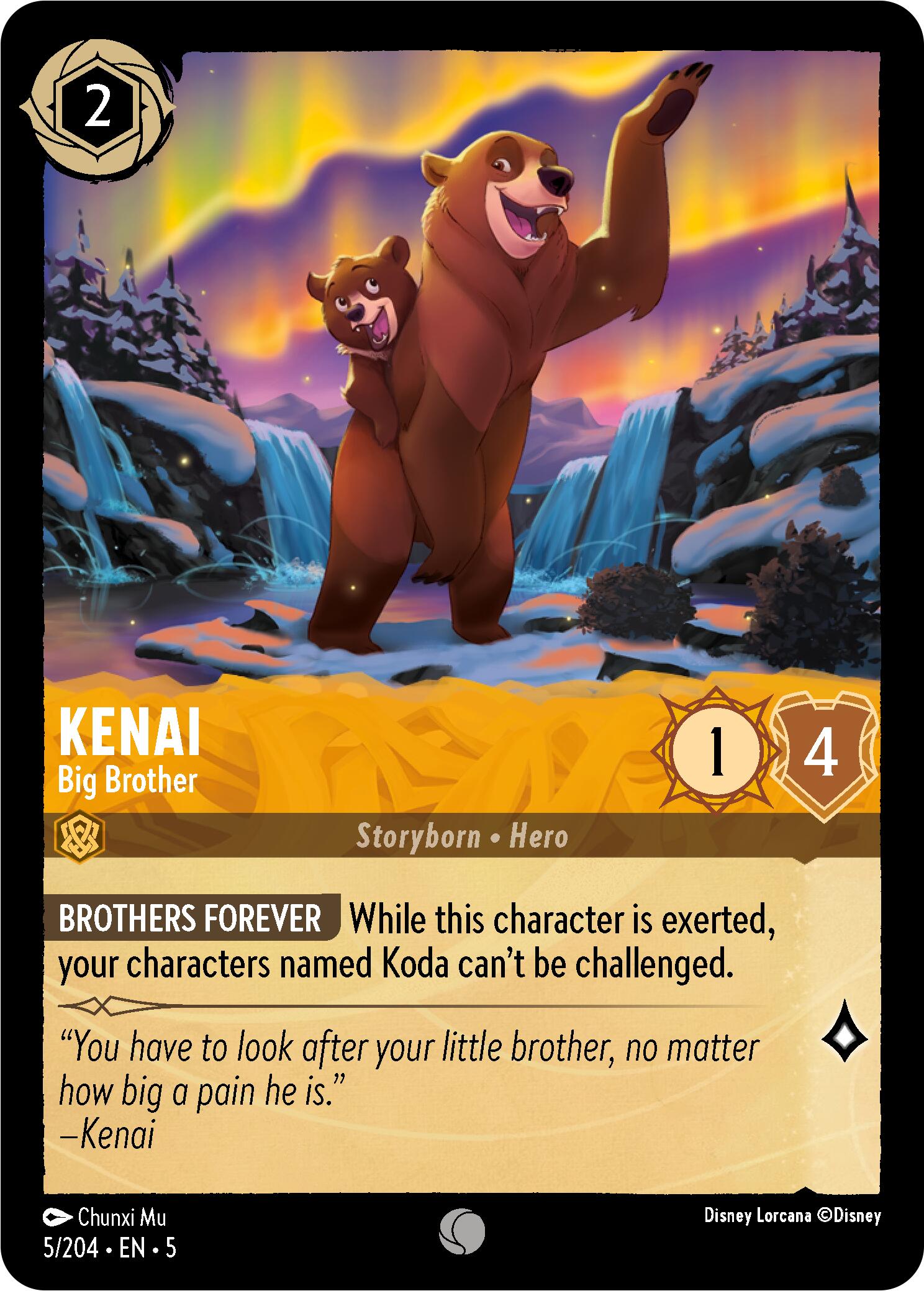 Kenai - Big Brother (5/204) [Shimmering Skies] | Eastridge Sports Cards & Games