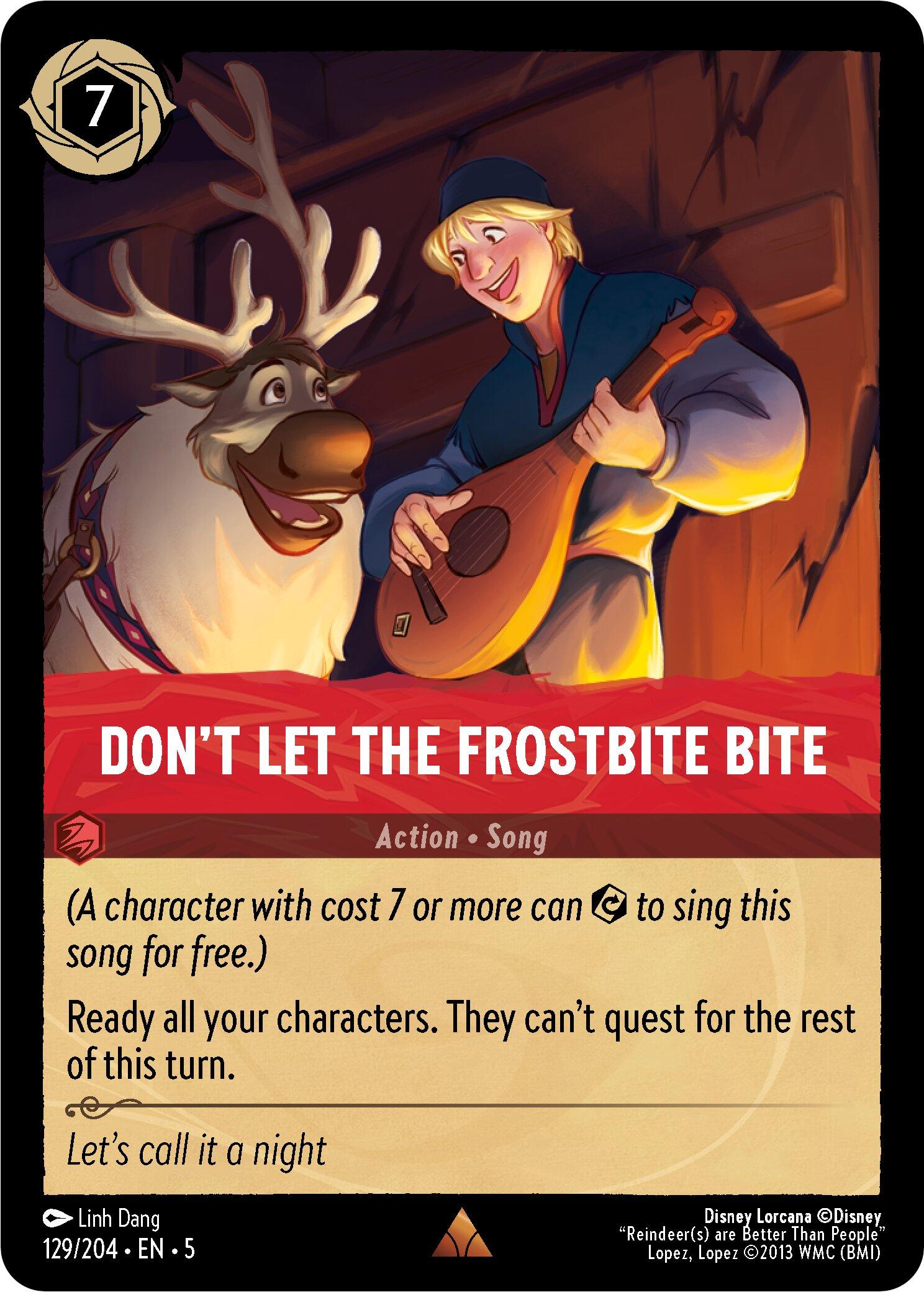 Don't Let the Frostbite Bite (129/204) [Shimmering Skies] | Eastridge Sports Cards & Games