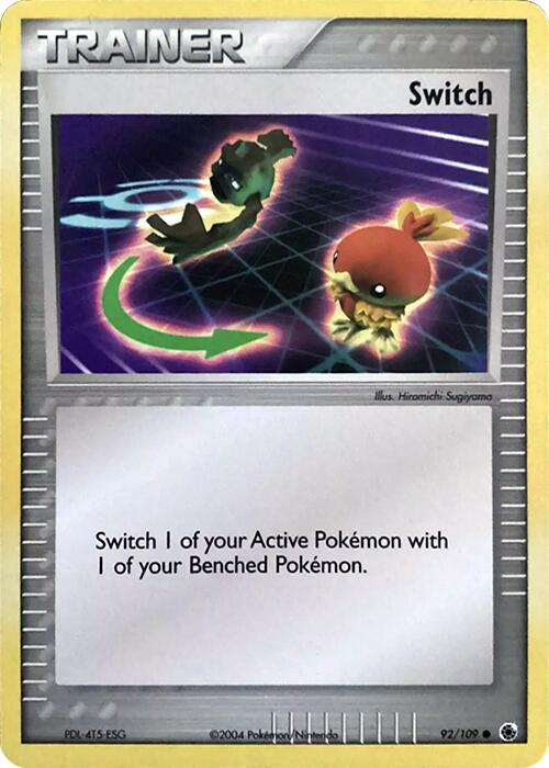 Switch (92/109) (Theme Deck Exclusive) [EX: Ruby & Sapphire] | Eastridge Sports Cards & Games