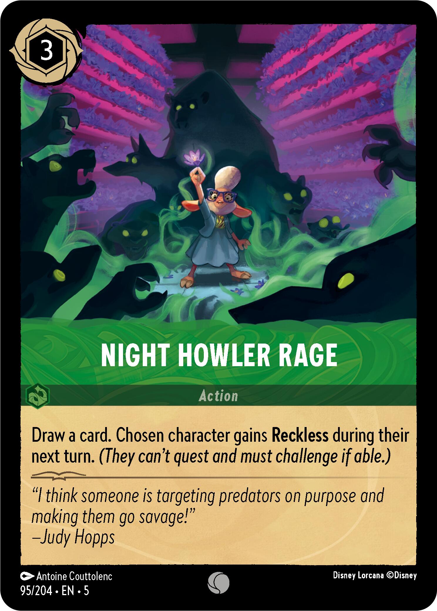 Night Howler Rage (95/204) [Shimmering Skies] | Eastridge Sports Cards & Games