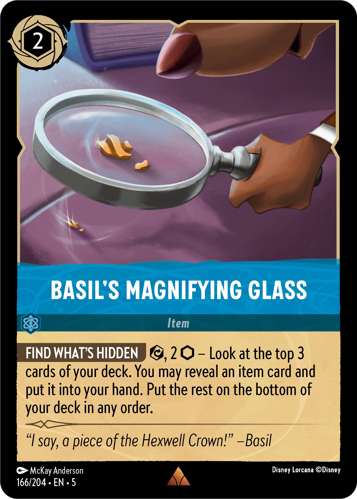 Basil's Magnifying Glass (166/204) [Shimmering Skies] | Eastridge Sports Cards & Games
