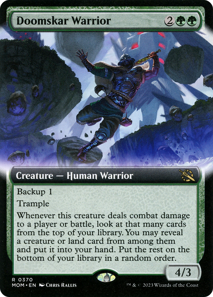 Doomskar Warrior (Extended Art) [March of the Machine] | Eastridge Sports Cards & Games
