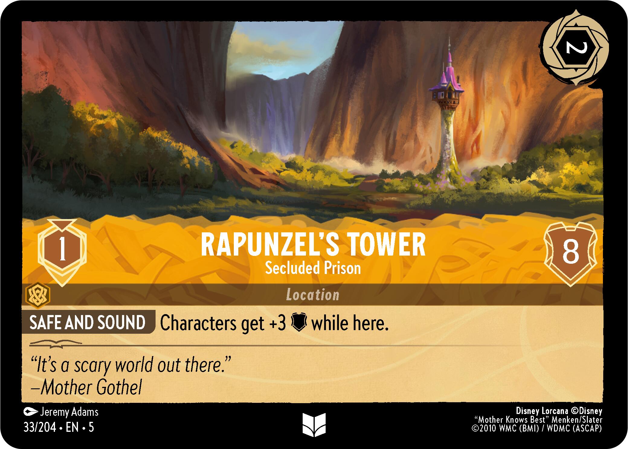 Rapunzel's Tower - Secluded Prison (33/204) [Shimmering Skies] | Eastridge Sports Cards & Games