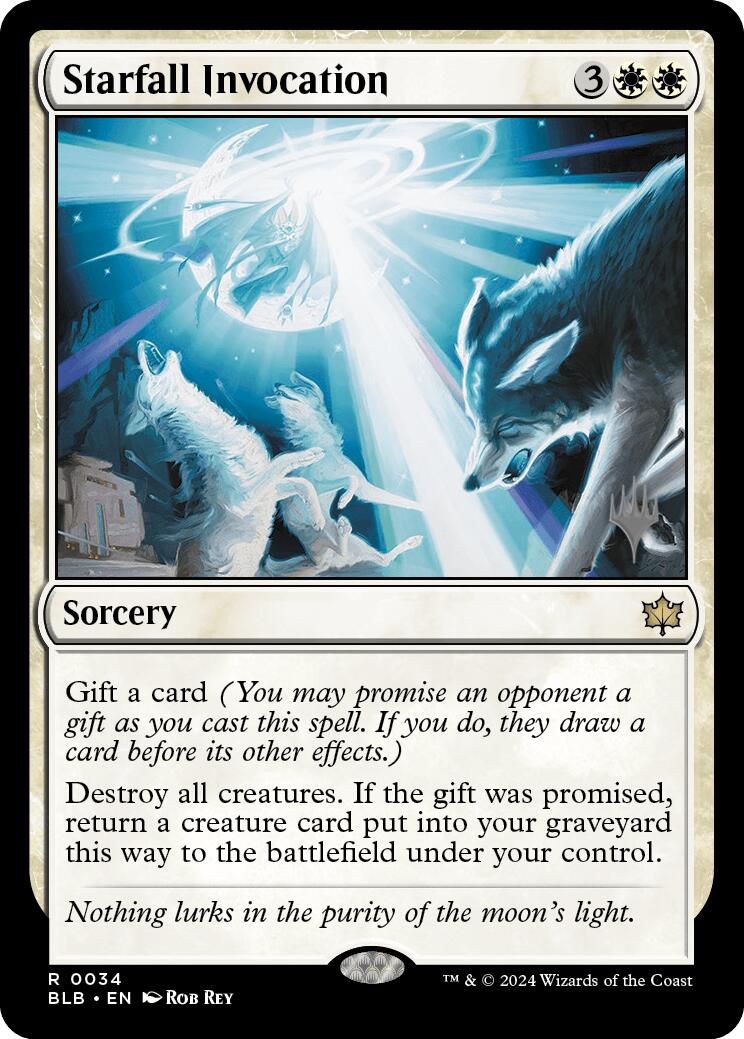 Starfall Invocation (Promo Pack) [Bloomburrow Promos] | Eastridge Sports Cards & Games