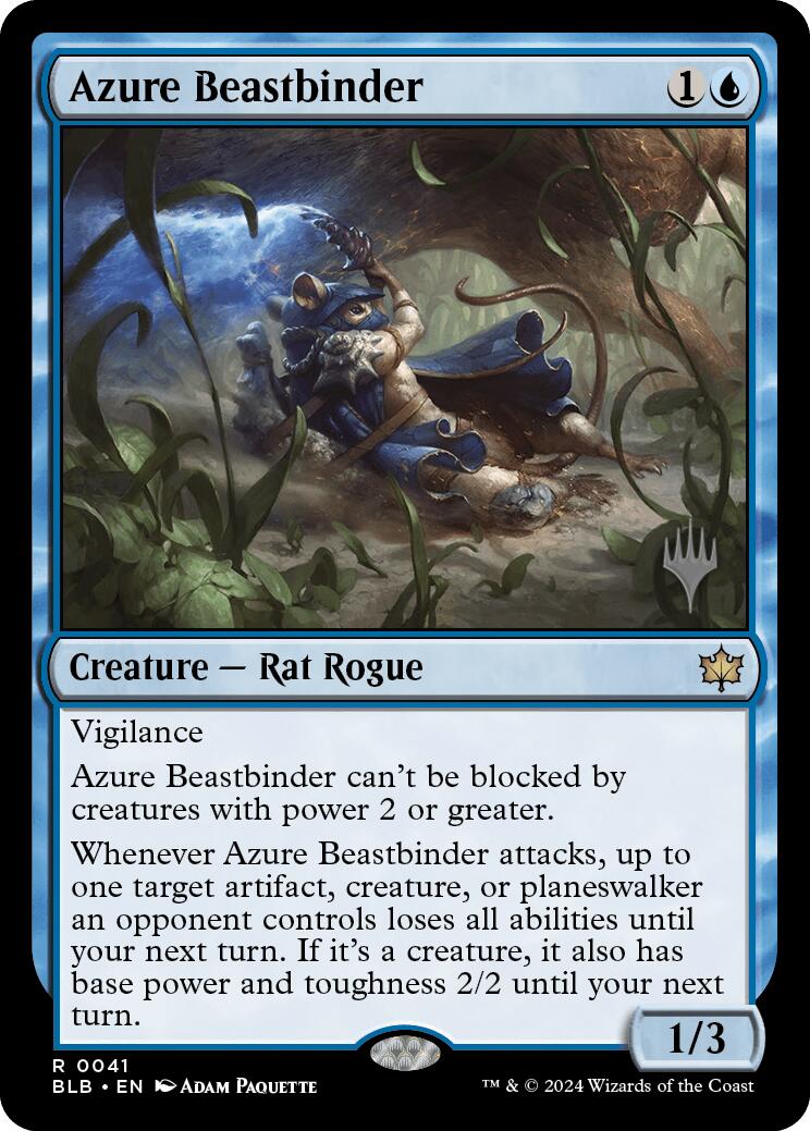 Azure Beastbinder (Promo Pack) [Bloomburrow Promos] | Eastridge Sports Cards & Games