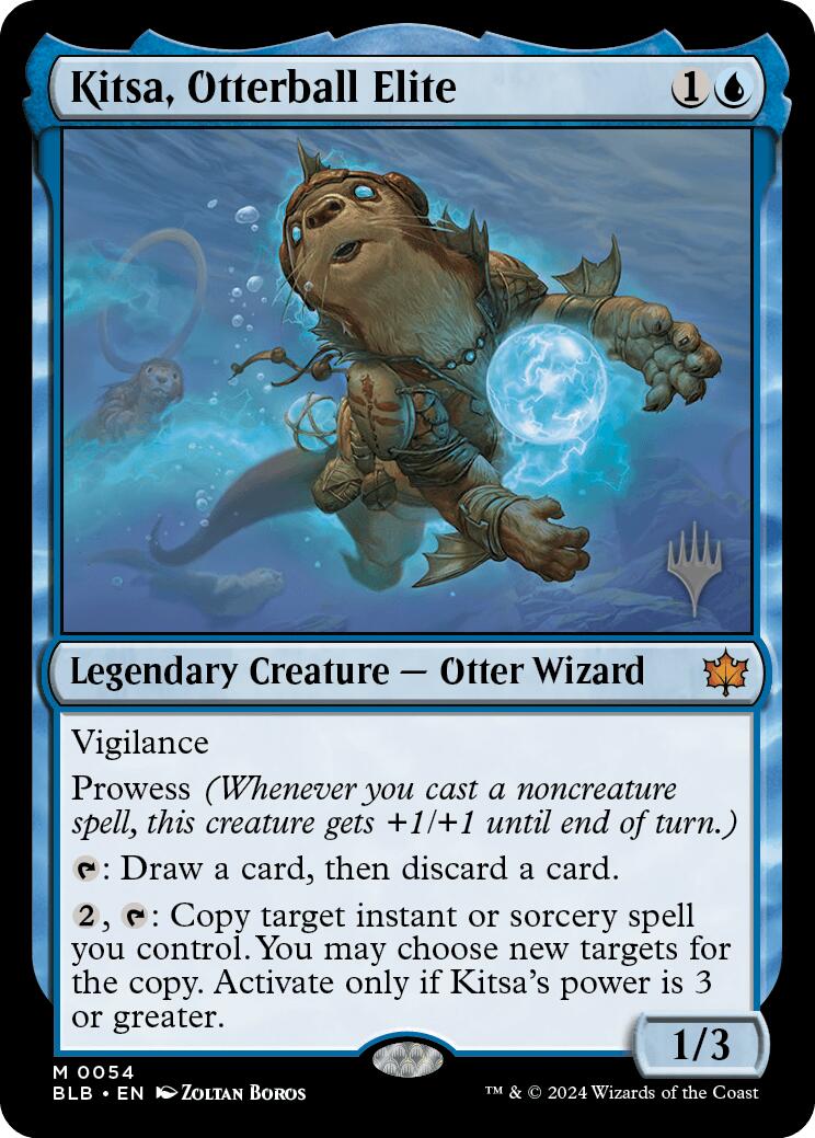 Kitsa, Otterball Elite (Promo Pack) [Bloomburrow Promos] | Eastridge Sports Cards & Games
