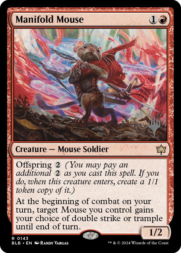 Manifold Mouse (Promo Pack) [Bloomburrow Promos] | Eastridge Sports Cards & Games