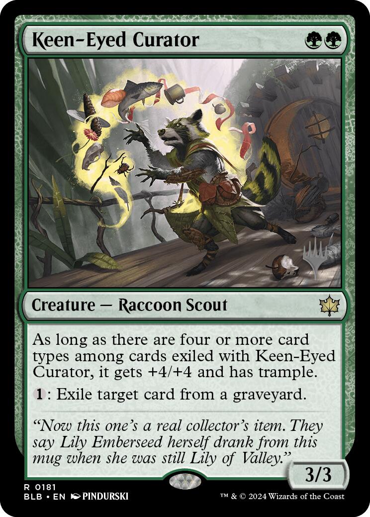 Keen-Eyed Curator (Promo Pack) [Bloomburrow Promos] | Eastridge Sports Cards & Games